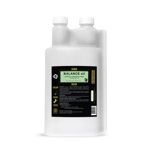BALANCE olaj, bőr-szőr egyensúly, 3 az 1-ben olajkeverék, 1000 ml - lovaknak