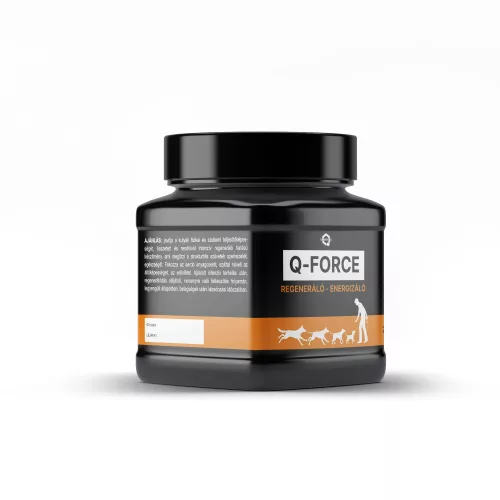 Q-FORCE energiapótló, regenerálást támogató por, 250g - kutyáknak