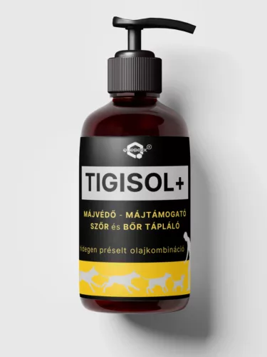 TIGISOL+,  májfunkció támogató olaj,  250 ml  - kutyáknak