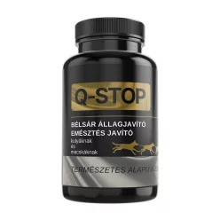   Q-STOP bélsár állagjavító és adszorbens tabletta, 90 db - kutyáknak