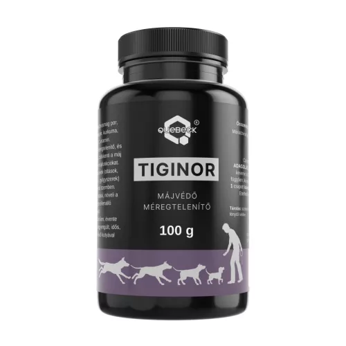 TIGINOR - májfunkció támogató por, 100 g - kutyáknak