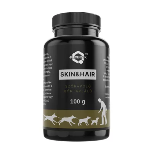 SKIN&HAIR - komplex bőr- és szőrtápláló por, 100g - kutyáknak