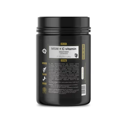 MSM + C vitamin - ízületi támogató, 500 gramm - lovaknak