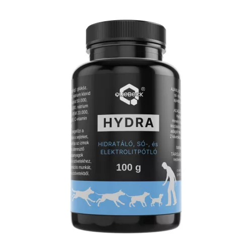 HYDRA - hidrátáló-, sópótló-, elektrolitpótló por, 100g - kutyáknak