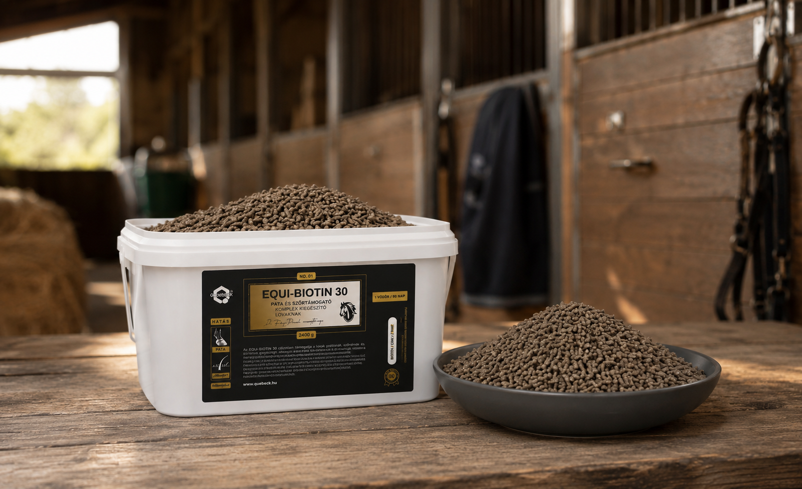 Megújul az EQUI-BIOTIN 30 – por helyett pellet formában